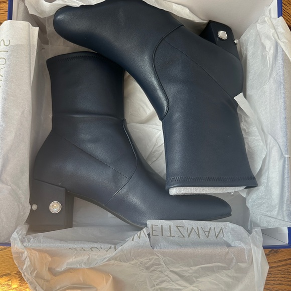 Stuart Weitzman Allshine 60 Bootie‎ Size 9 Nice Blue - Picture 6 of 12